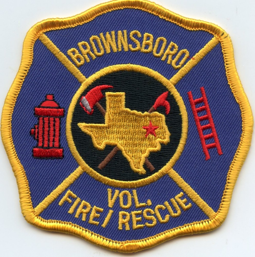 BROWNSBORO TEXAS TX FIRE PATCH