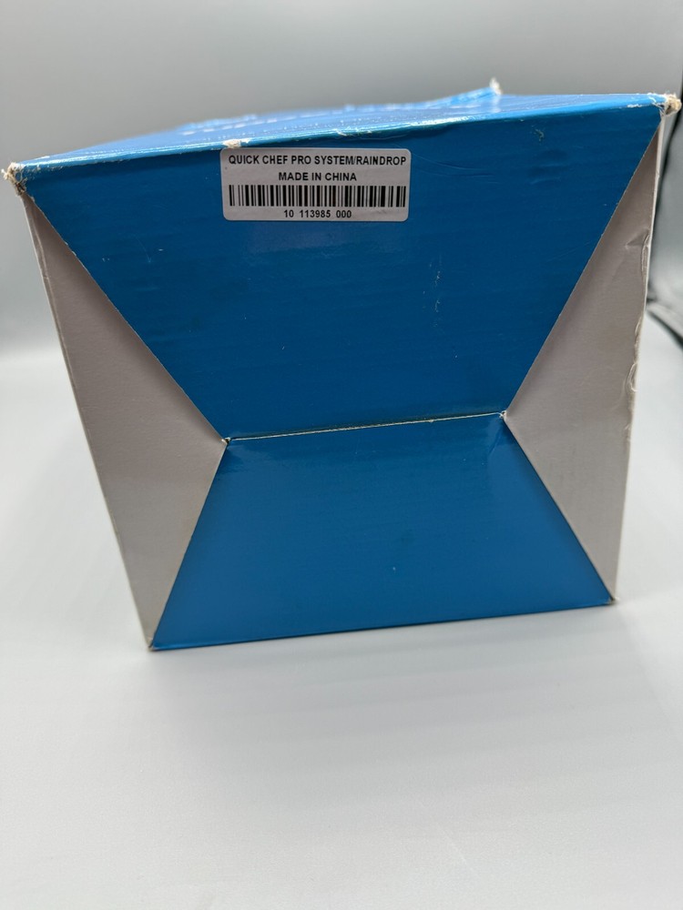 TUPPERWARE Quick Chef Pro System Blue Manual FOOD PROCESSOR Chopper