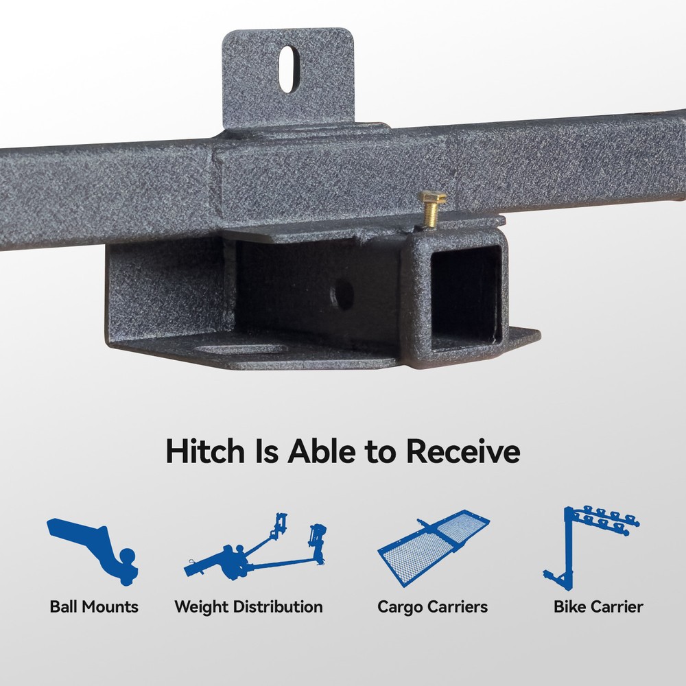 Vijay For 2003-2008 Honda Pilot Black Trailer Hitch Receiver Rear Towing New