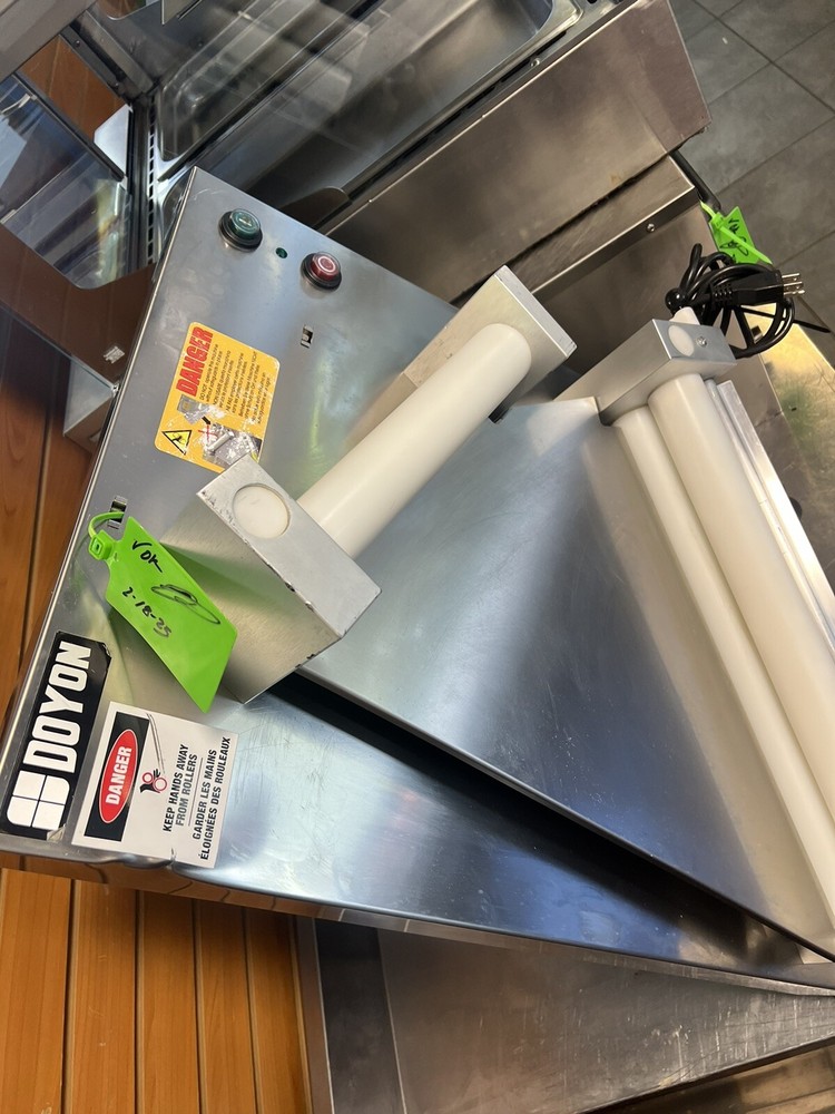 Doyon DL18DP Countertop Double Pass Dough Sheeter, 18" Diagonal Two Rollers 2017