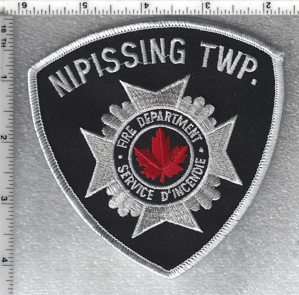 Nipissing Township Fire Department (Ontario, Canada) Shoulder patch