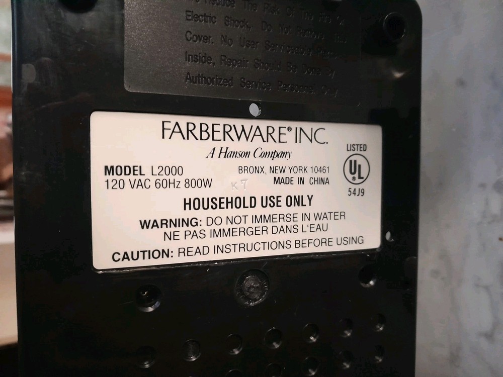 FARBERWARE Espresso Cappuccino Maker Model L2000 BRAND NEW