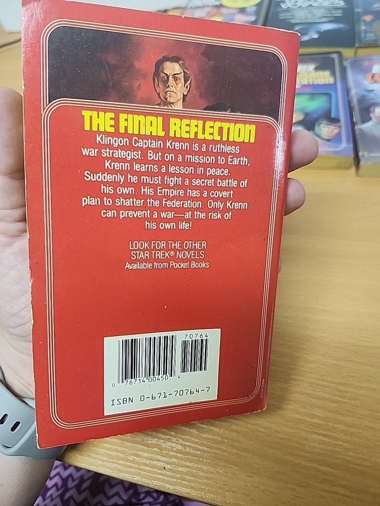 (7) Star Trek Various Books Corona, Final Reflection, Double Double, Etc
