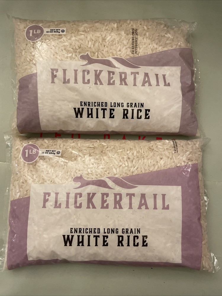 Flickertail Long Grain White Rice, 16oz EA  1 Bag BB08/25