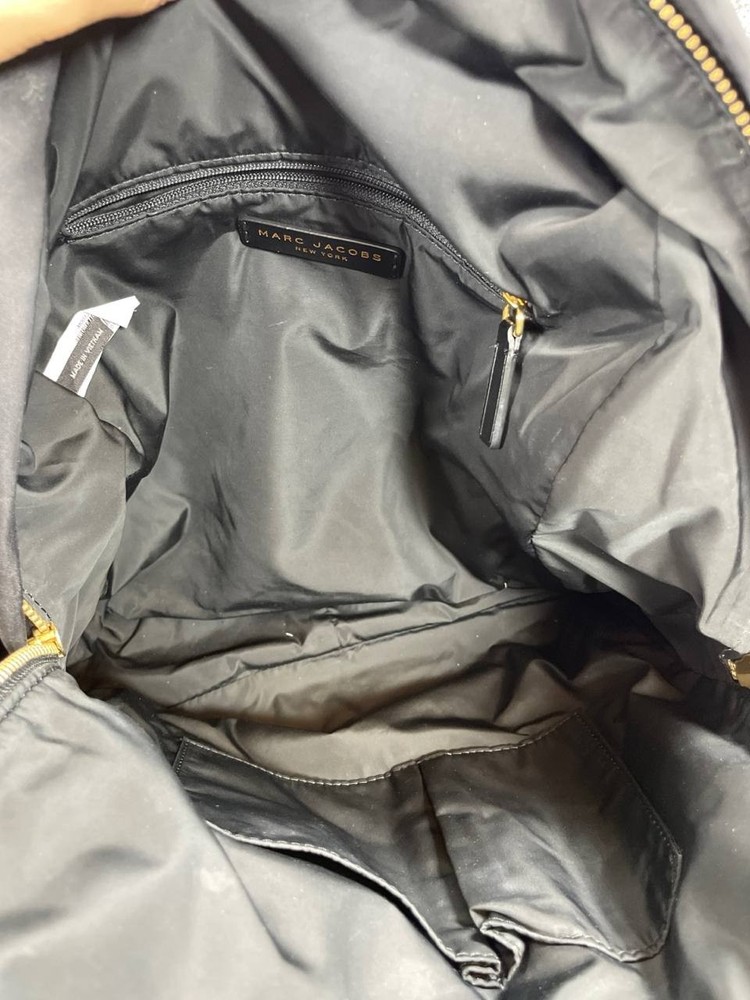 Marc Jacobs Mini Backpack Black Top Handle Adjustable Shoulder