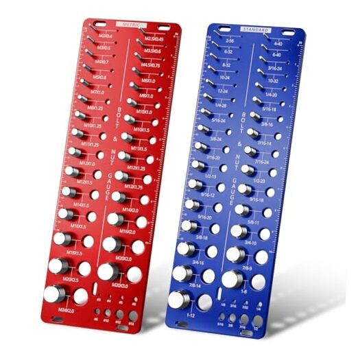 76 Thread Checker, Nut and Bolt Thread Checker Standard and Metric, Thread