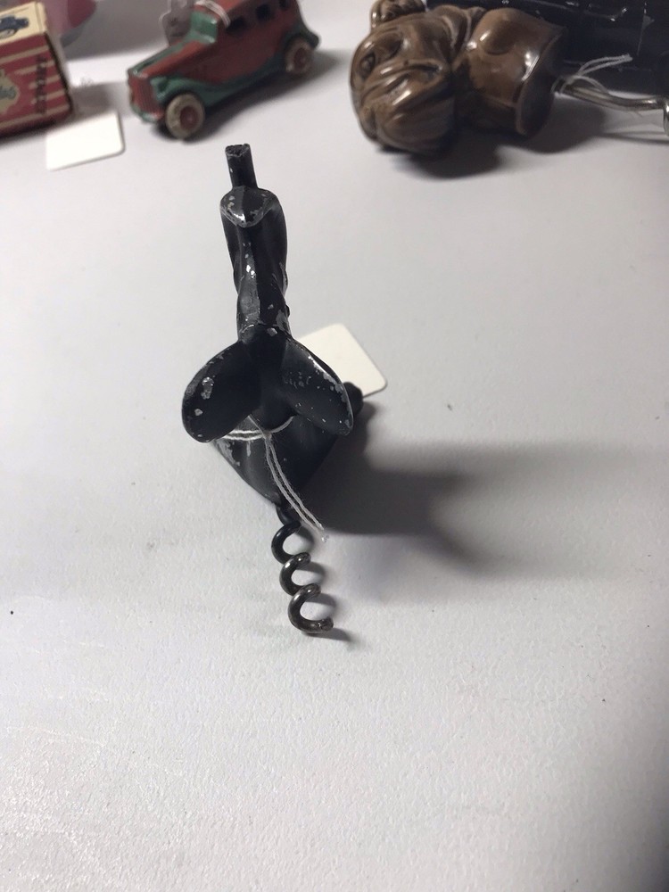 Vintage Elephant Corkscrew metal As Is