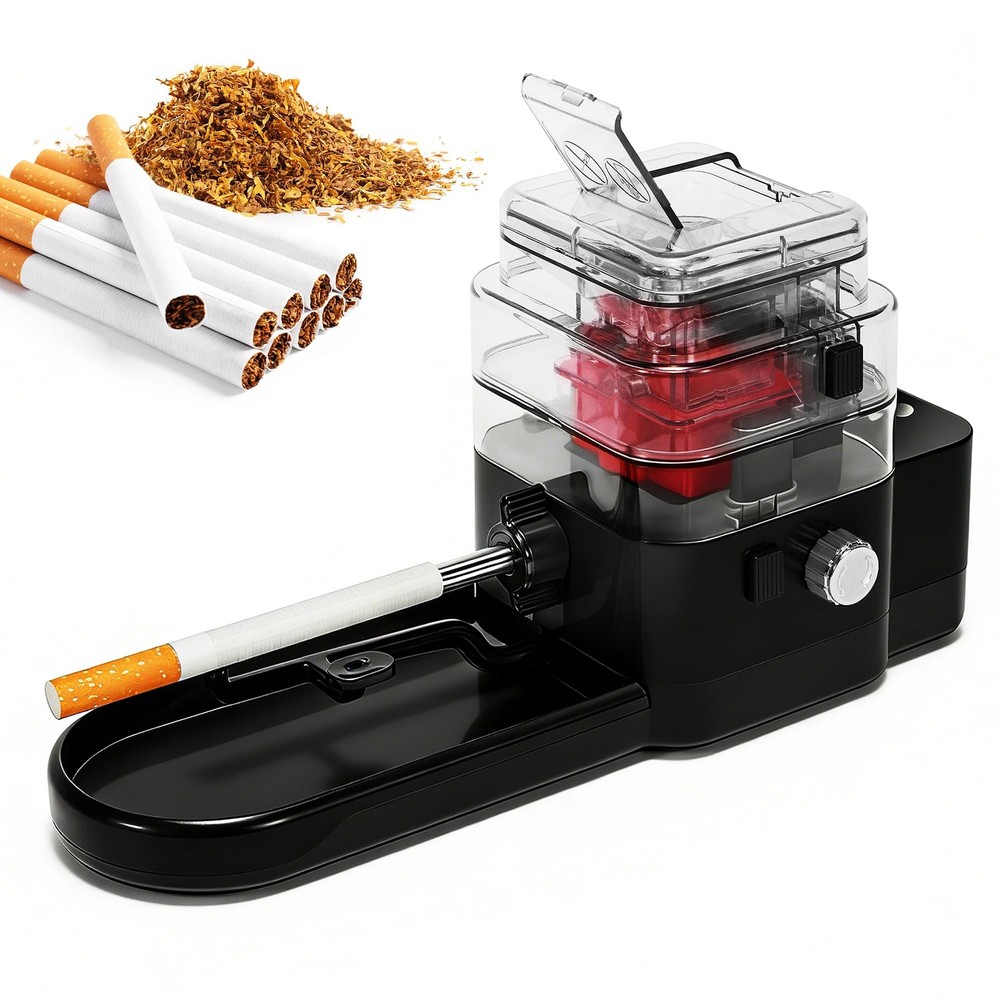 Electric Cigarette Rolling Machine, Tobacco Grinder, Automatic Cigarette Roll...