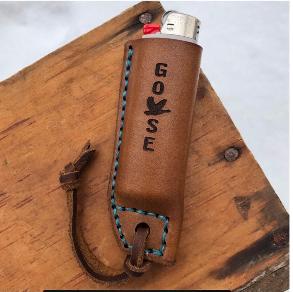 Grateful Dead Goose Leather Lighter Holder