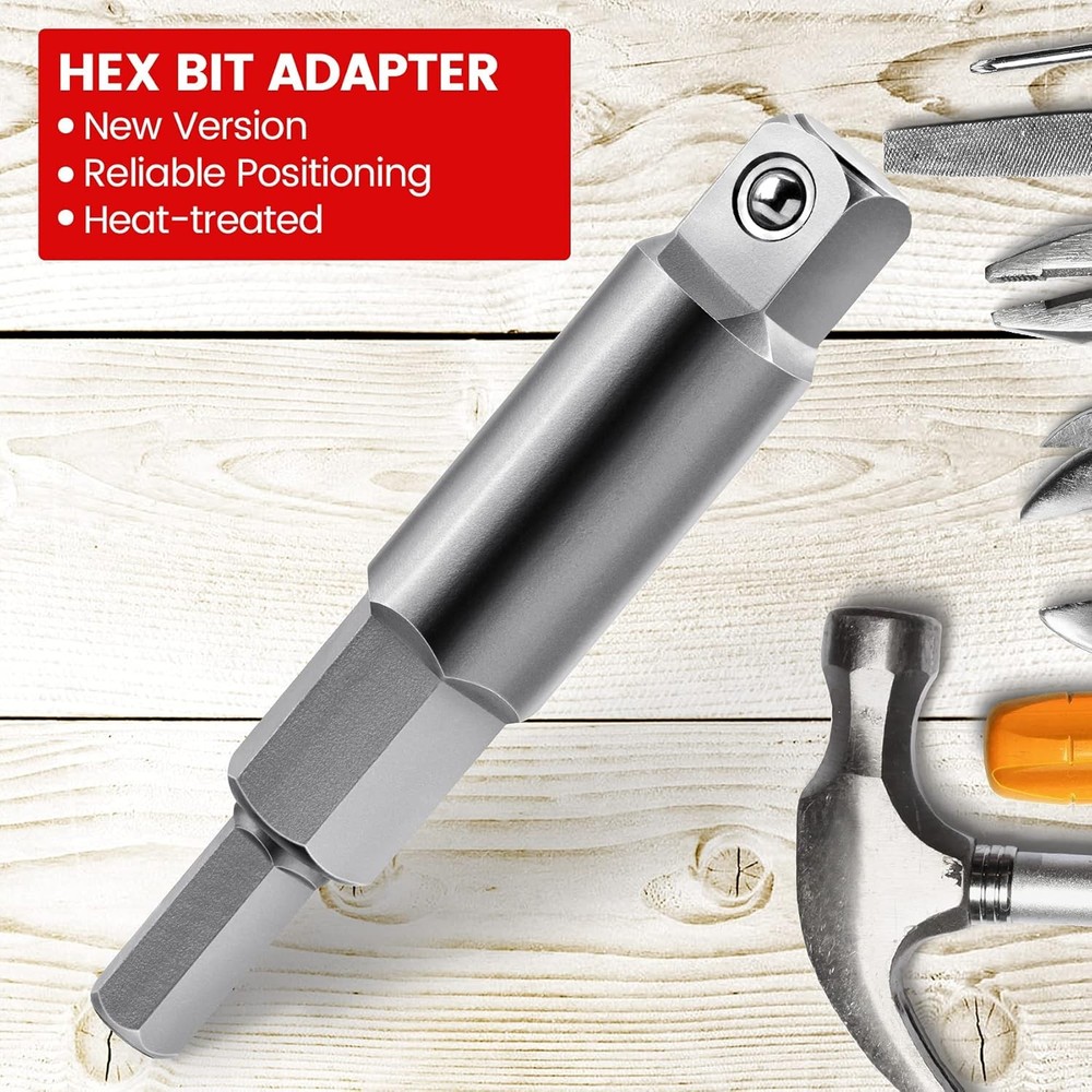 HVAC Service Wrench Hex Key Adapter Set