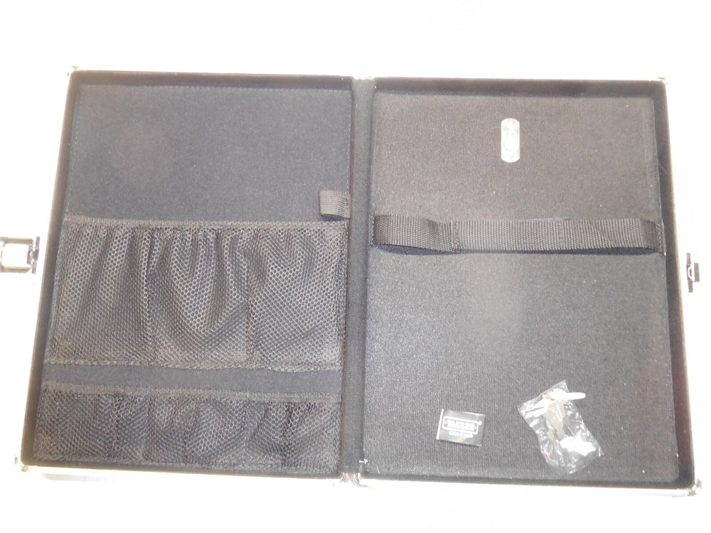 Vaultz Clipboard/Locking Case Black with Stainless Steel