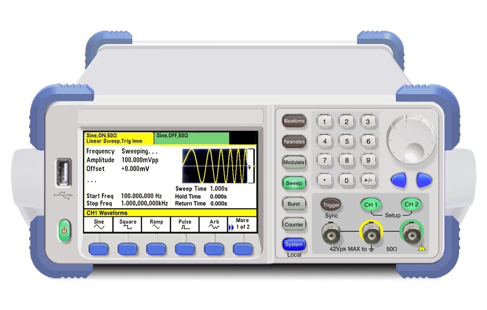 Arbitrary/Function Generator Built-in 50 Arbitrary Waveforms 1~26/36/46/60/80MHz
