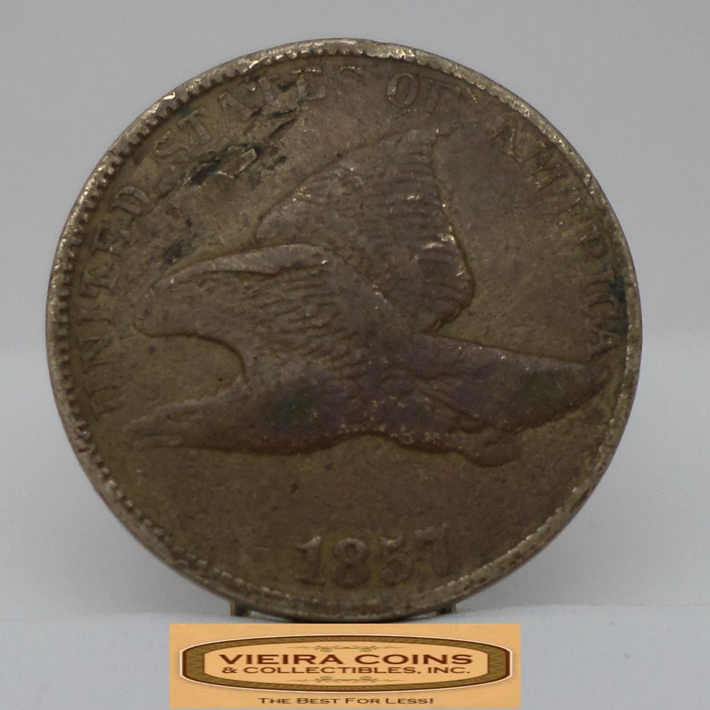 1857 Flying Eagle Cent - #C52982NQ