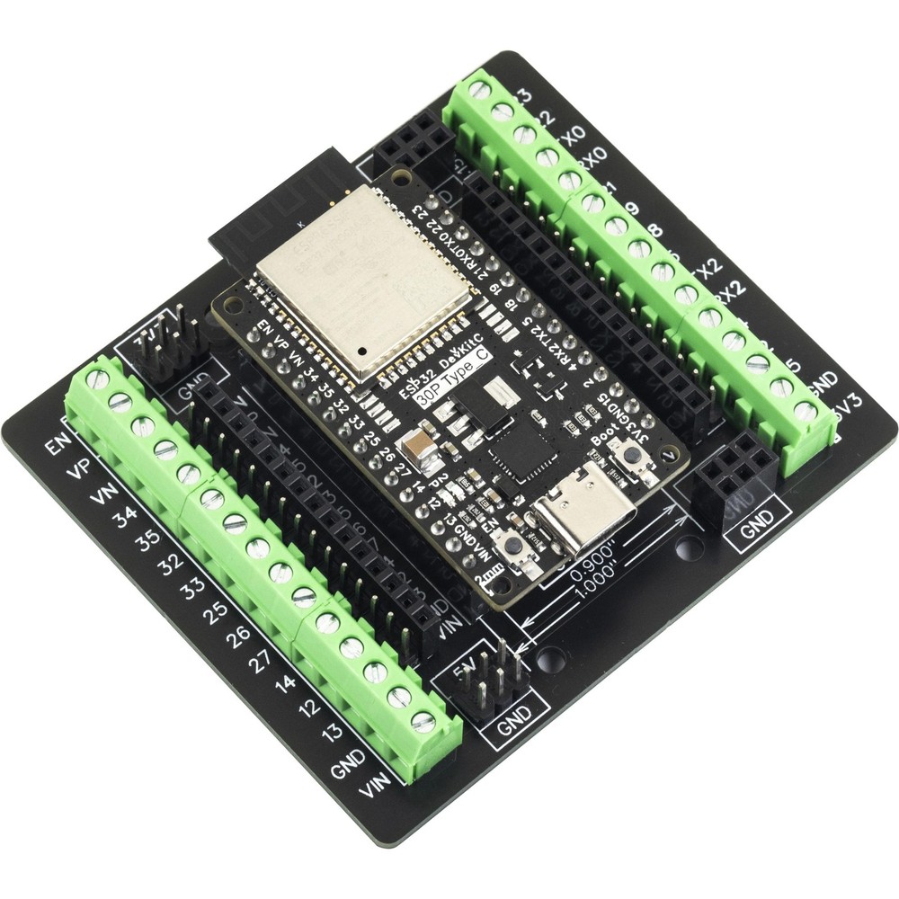 30Pins Fits ESP32 ESPWROOM32 USB Type C Development Board Breakout Terminal