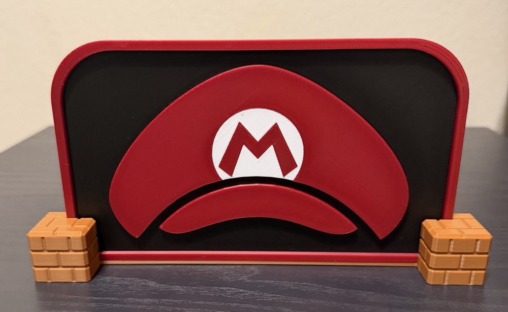 Switch 2 Dock With Super Mario Inspired Faceplate