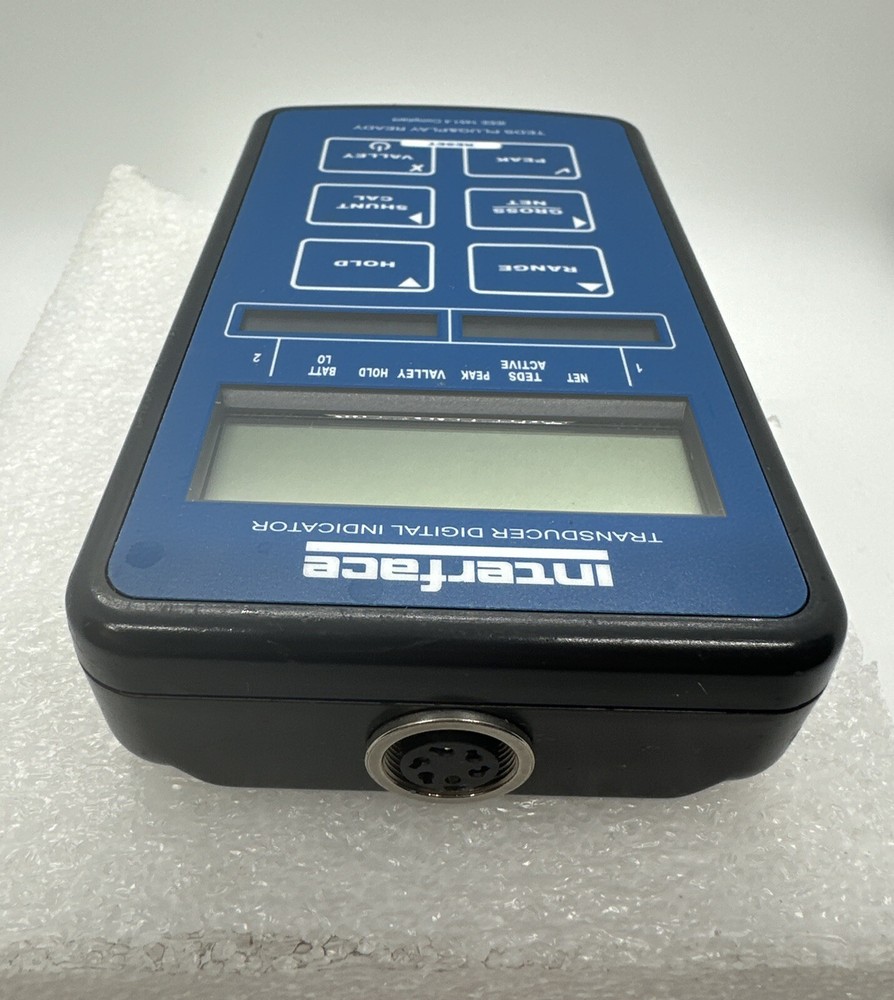 Interface 9320-1 TEDS Hand Held Transducer digital indicator load Cell*Pre-Owned