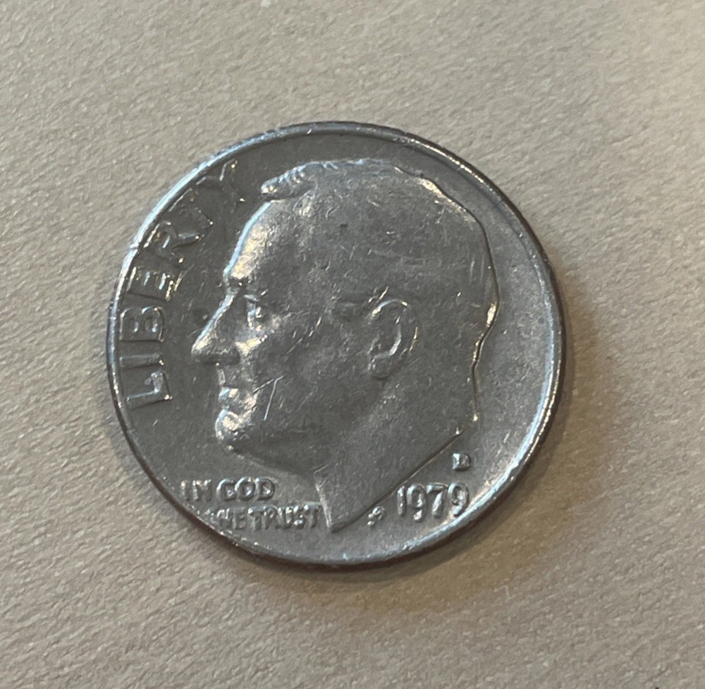 1979 D Dime With Errors