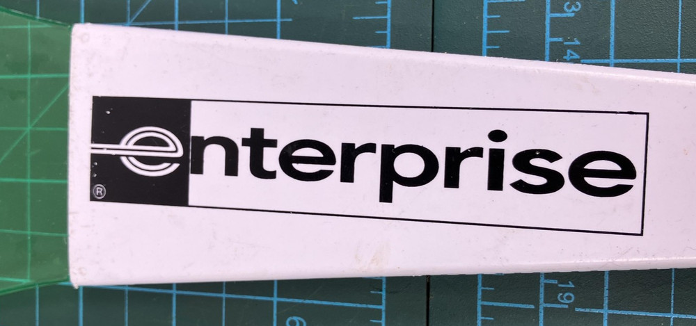 Enterprise Rent A Car Green Plastic Ice Scraper Snow Windshield Tool Auto Logo