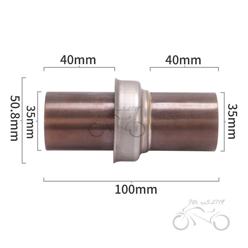 51mm Exhaust DB Killer Additional Baffle for Specific Muffler Pipe Reduce Sound