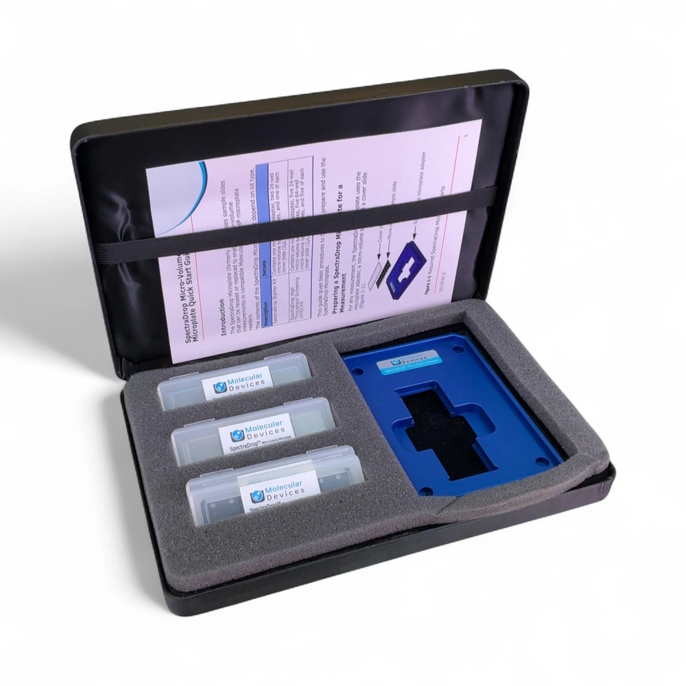 Molecular Devices SpectraDrop Starter Kit 0200-6262 Microplate Adapter & Slides