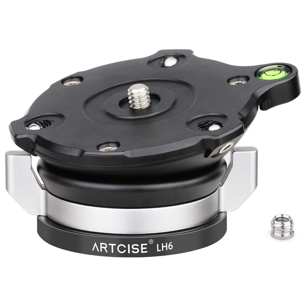 ARTCISE 70mm Panoramic Leveling Base Tripod Head W/ Butterfly Handle 44 lbs