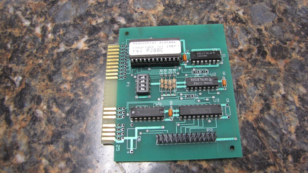 Vintage Sequential Systems REV P288C 1987 Card - GB2