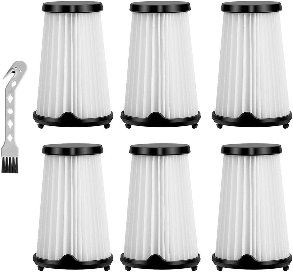 6 Pack VAF 1 Vacuums Replacement Filter Compatible with Electrolux Ergorapido