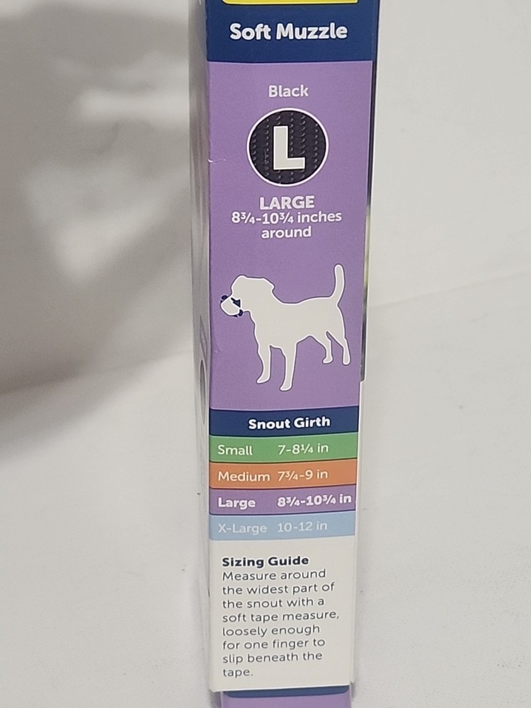 Petsafe Black Soft Muzzle Large