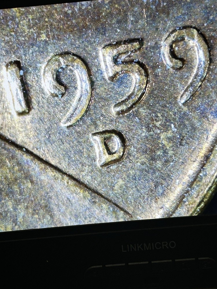 1959-d Penny ,rd,ddo And DDR