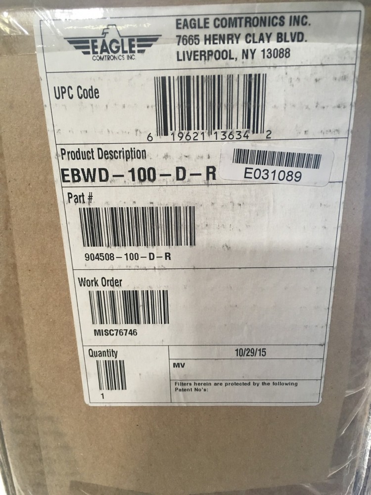 Eagle EBWD-100-D-R Filter