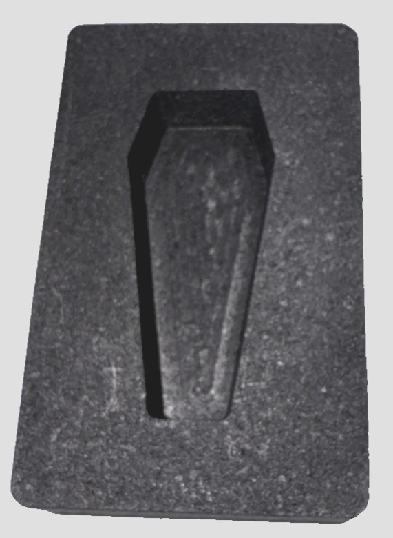 Graphite Ingot Mold for Casting 4 oz Gold Coffin