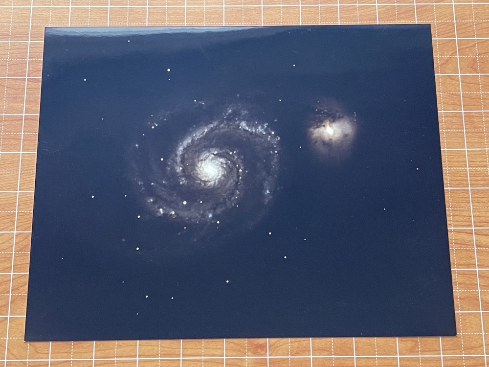 VINTAGE SPACE WHIRLPOOL GALAXY PHOTO DEEP SPACE