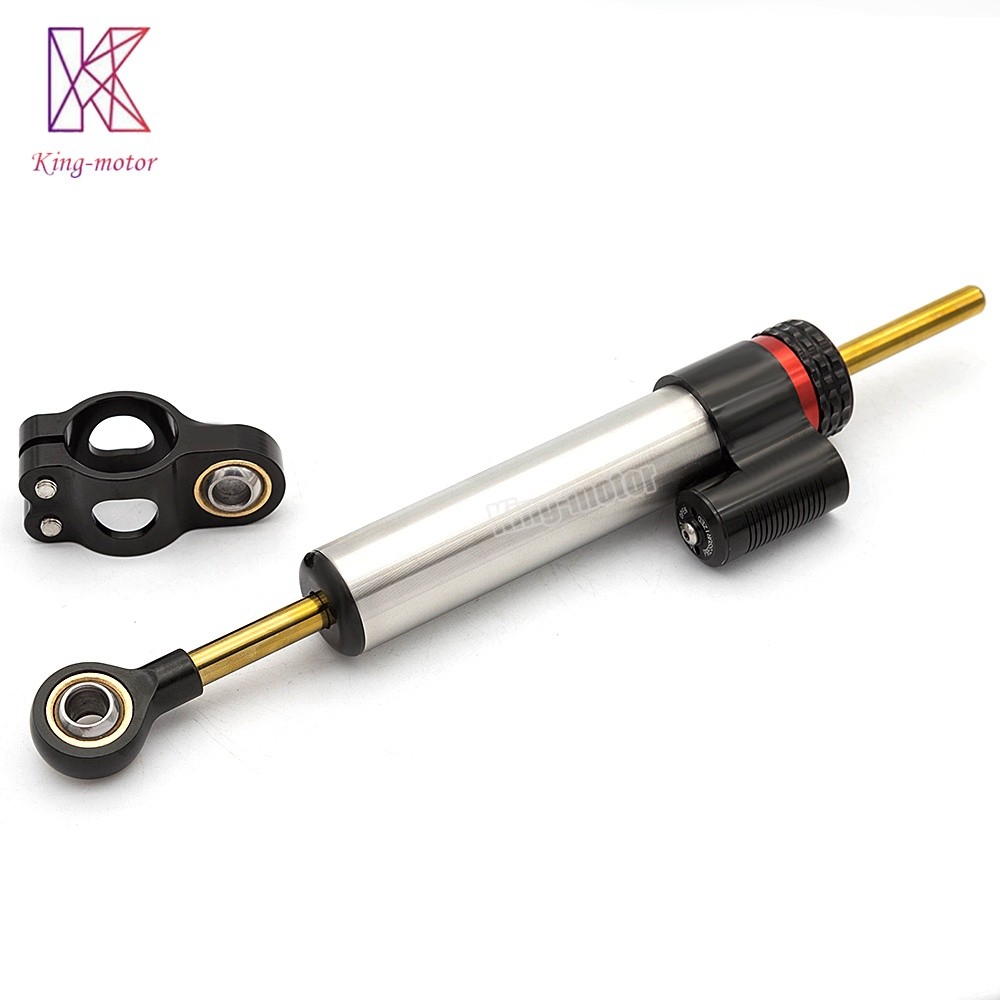 Motorbike Adjustable Steering Damper Linear Stabilizer Reversed Safety Control