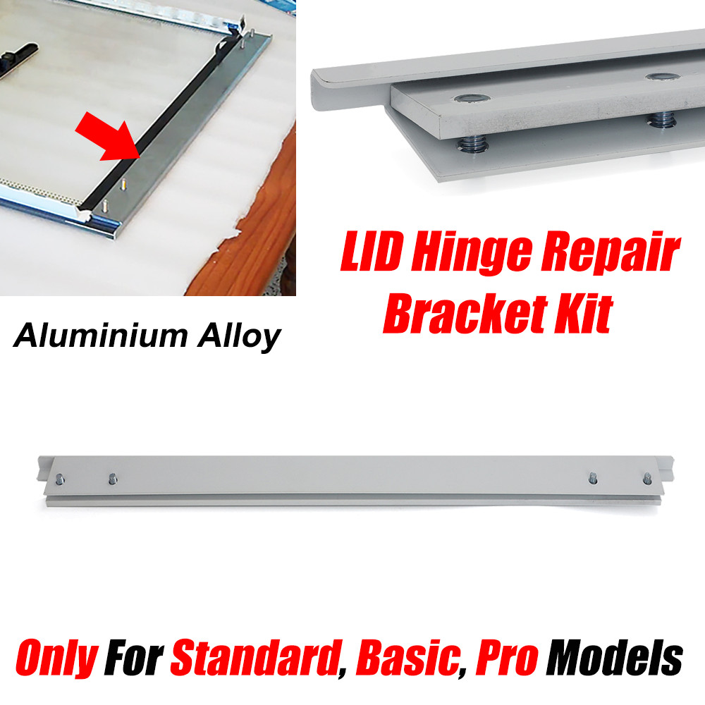 For Standard Basic Pro Models LID Hinge Repair Bracket 1/4-20 Threaded Studs Kit