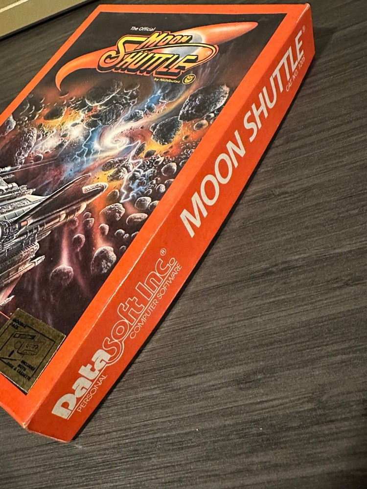 Moon Shuttle Datasoft boxed Atari 400 800 XL XE Vintage Computer game