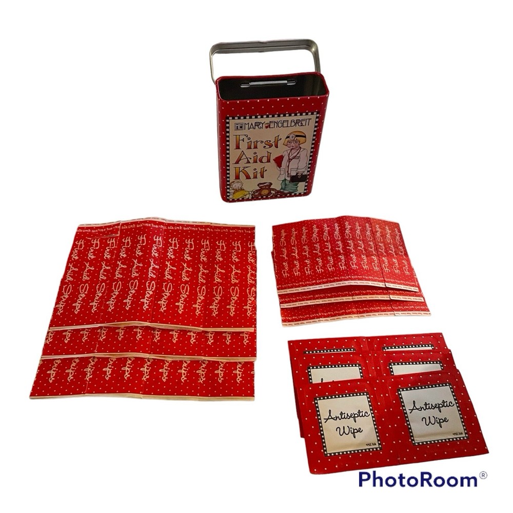 Vintage Mary Engelbreit First Aid Kit Tin