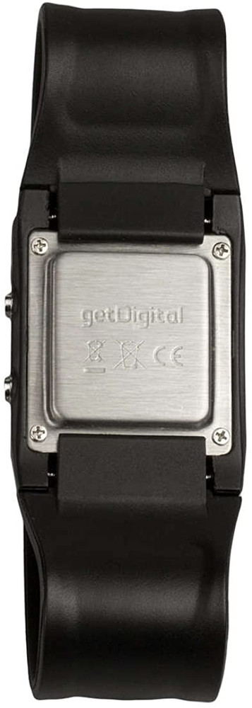 Getdigital Binary Wrist Watch for Professionals with LED Lights - A Black Dig...