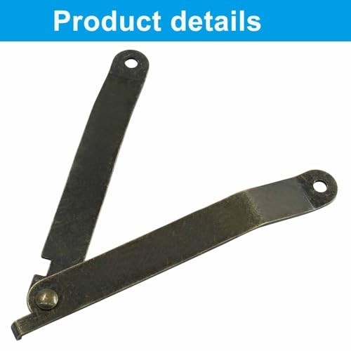 Bivethoi 2Pcs Folding Support Hinge, Antique Bronze Rotatable Lid Support Large