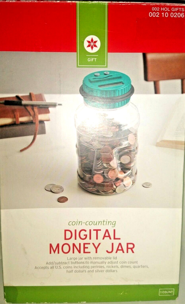 Digital Money Jar Coin Counting 2012 Target New!
