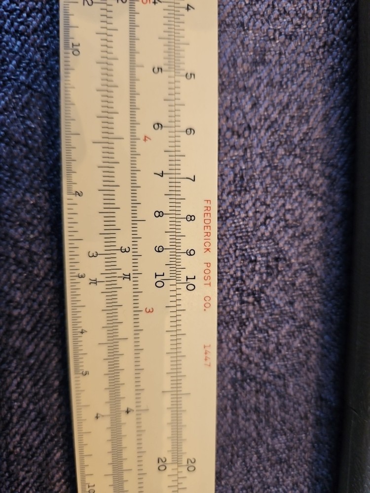 Two Slide Rules, Post 1447 And Dietzgen 1771 Redirule
