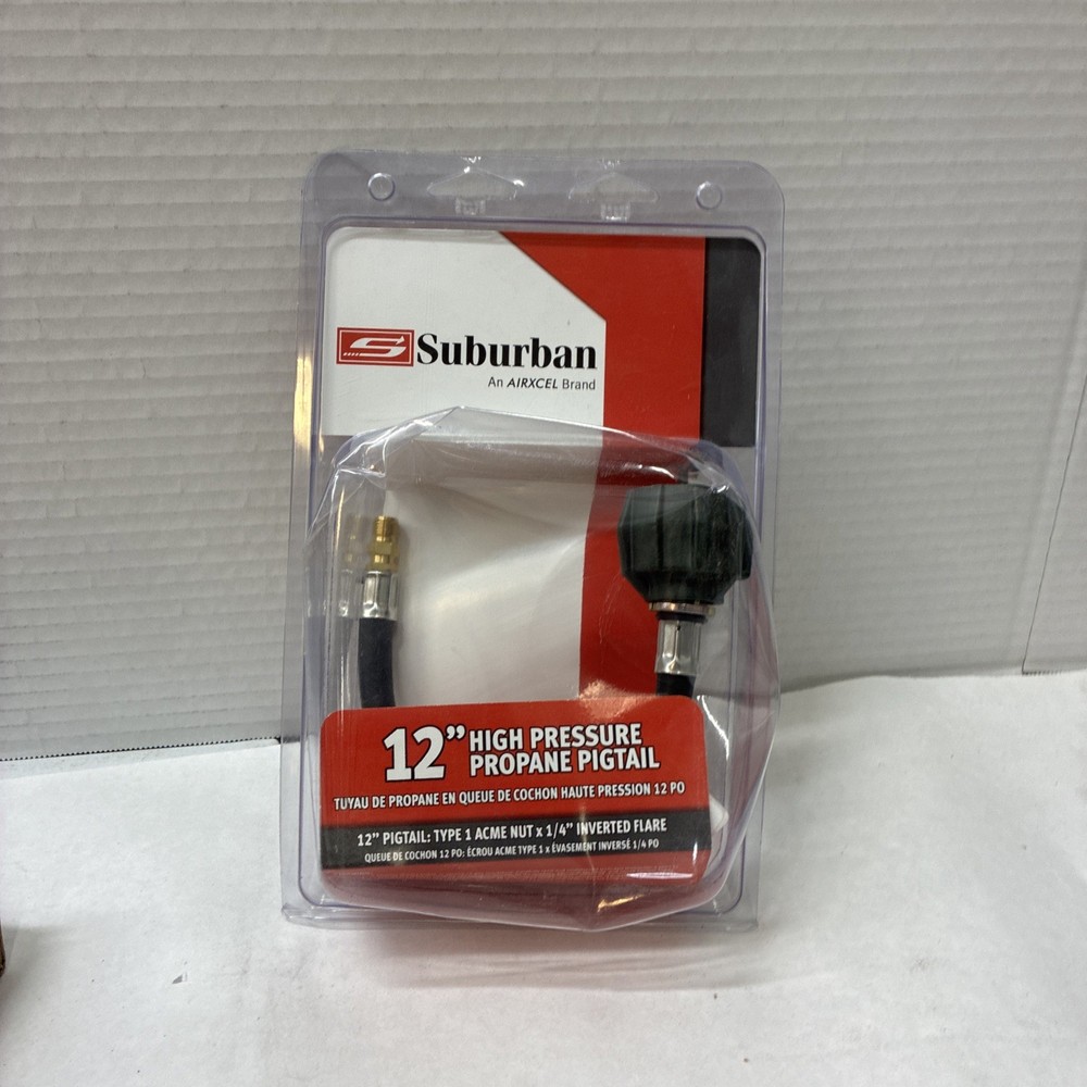 SUBURBAN LP-PT12F RV TYPE 1 ACME NUT PIGTAIL 1/4'