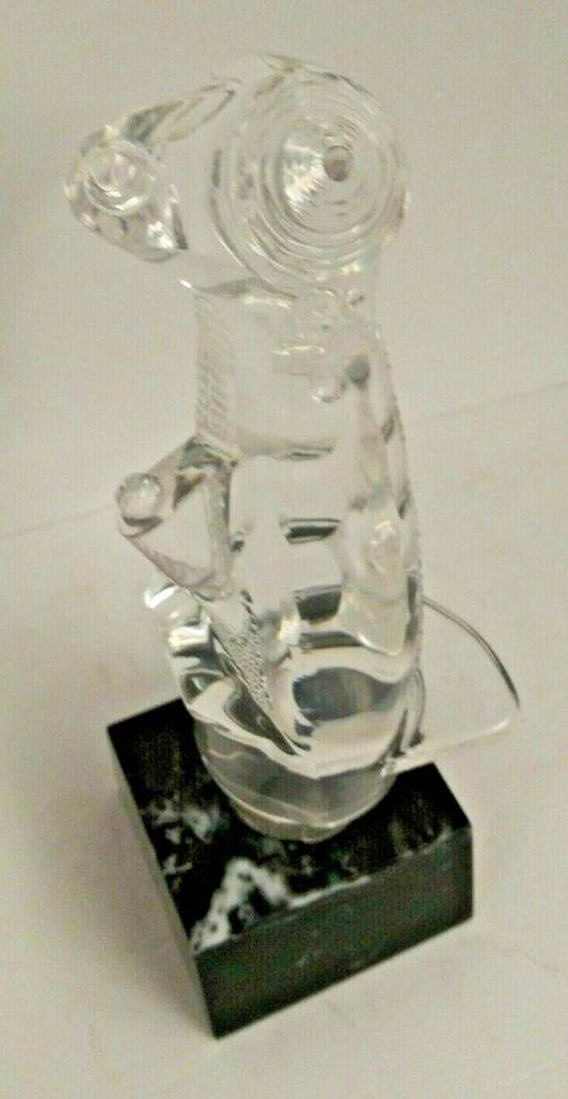 life size acrylic Joystick on base