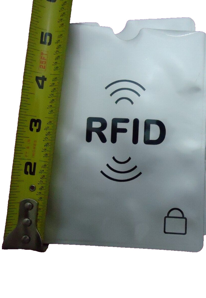 5- RFID Blocking Sleeves 4''x5''   Passports only  Protector Holder #5 lots