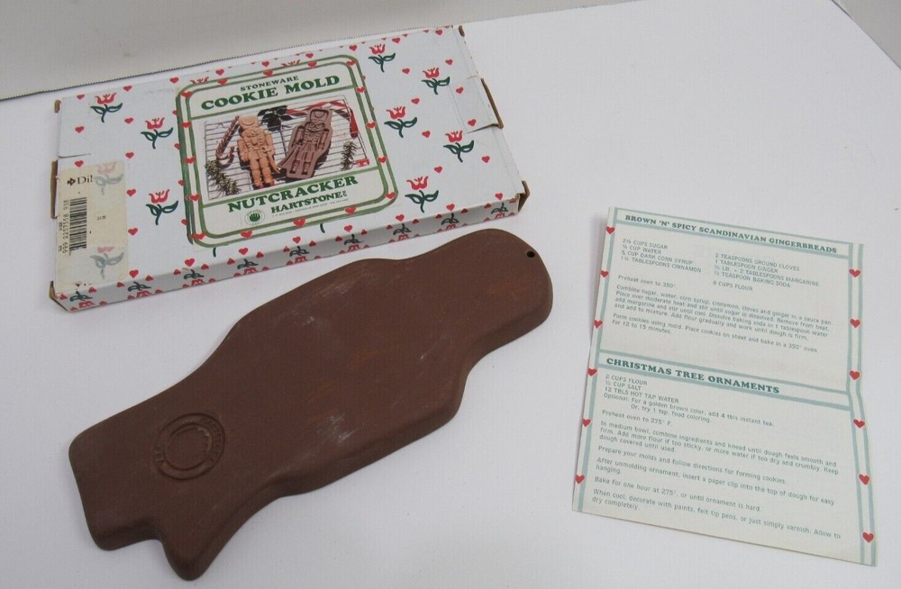 Vintage Hartstone Cookie Mold New in Box. 9in. Nutcracker