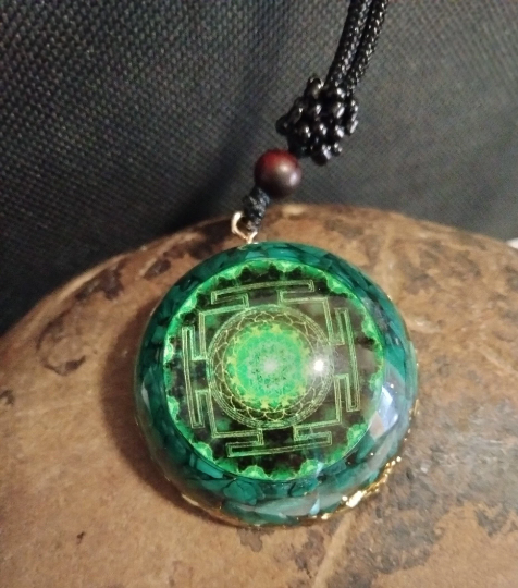 ORGONE ENERGY MALACHITE Talisman