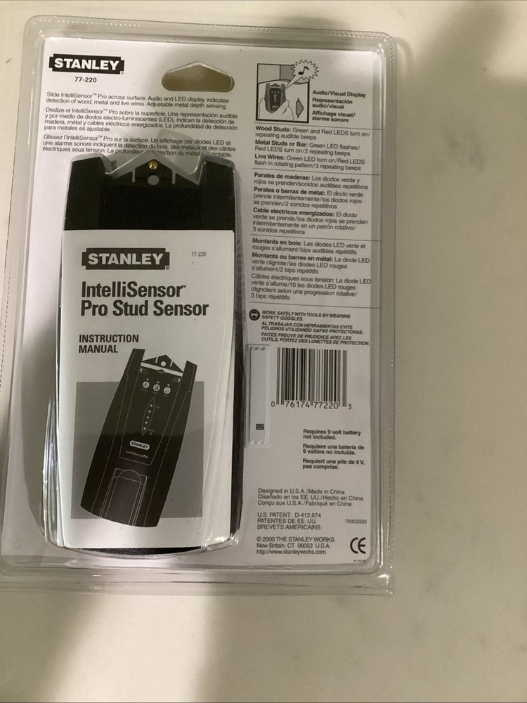 Stanley Sealed IntelliSensor Pro 77-220 - IntelliTools Stud Sensor