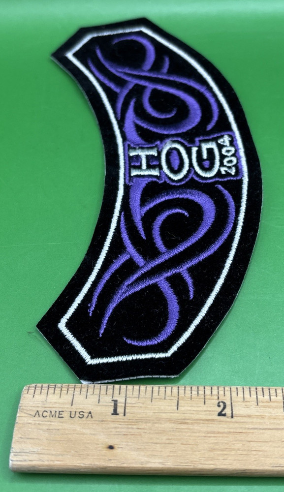 2004 Harley Davidson 6" Long HOG Patch - New, Never Used