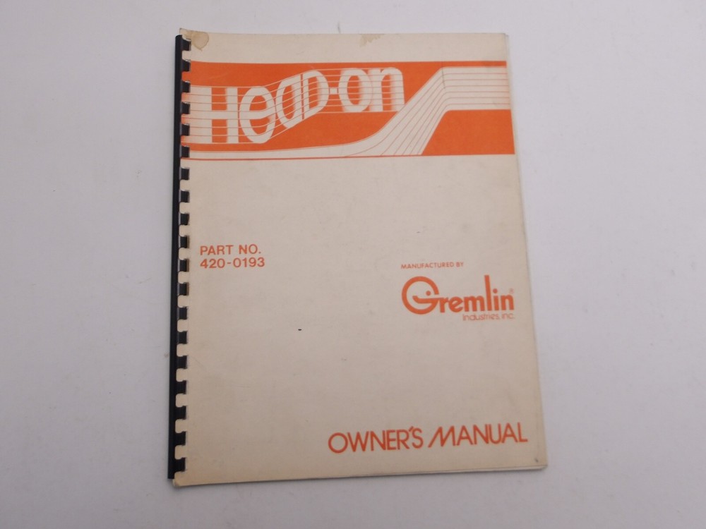 Gremlin: Head On - Owner's Manual