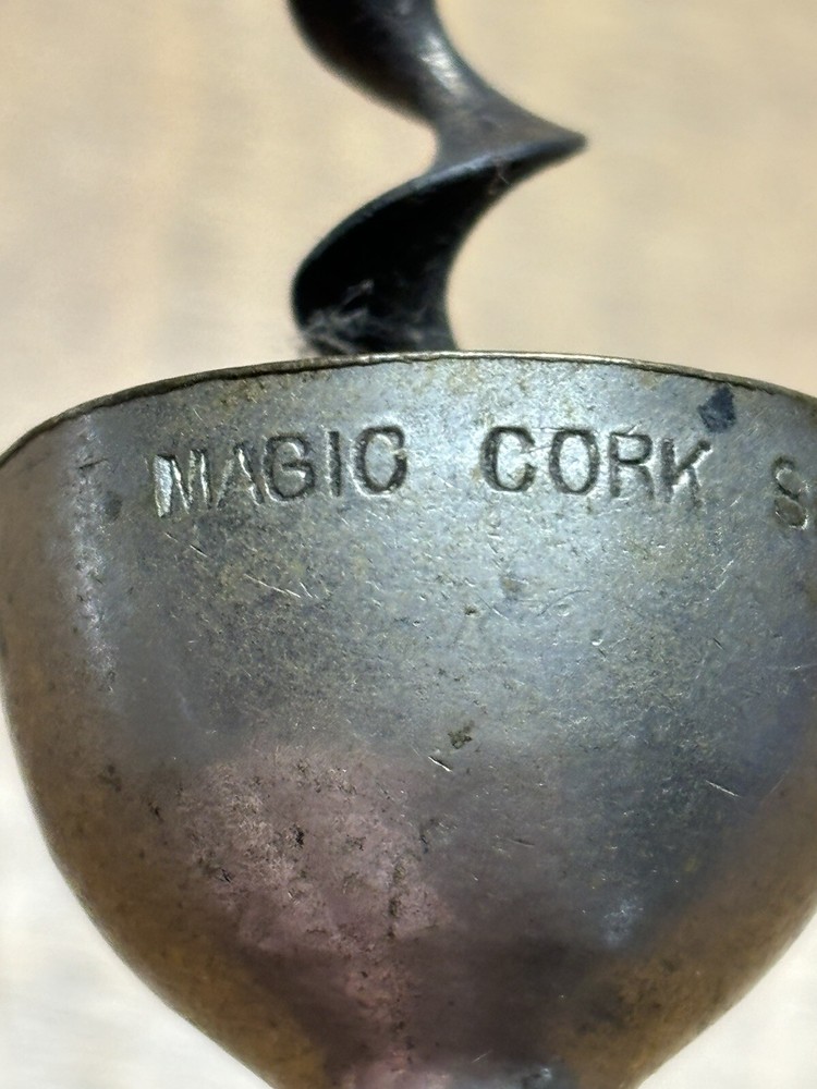 Antique Magic Corkscrew William Bennitt ?? 1883 Patented NICE