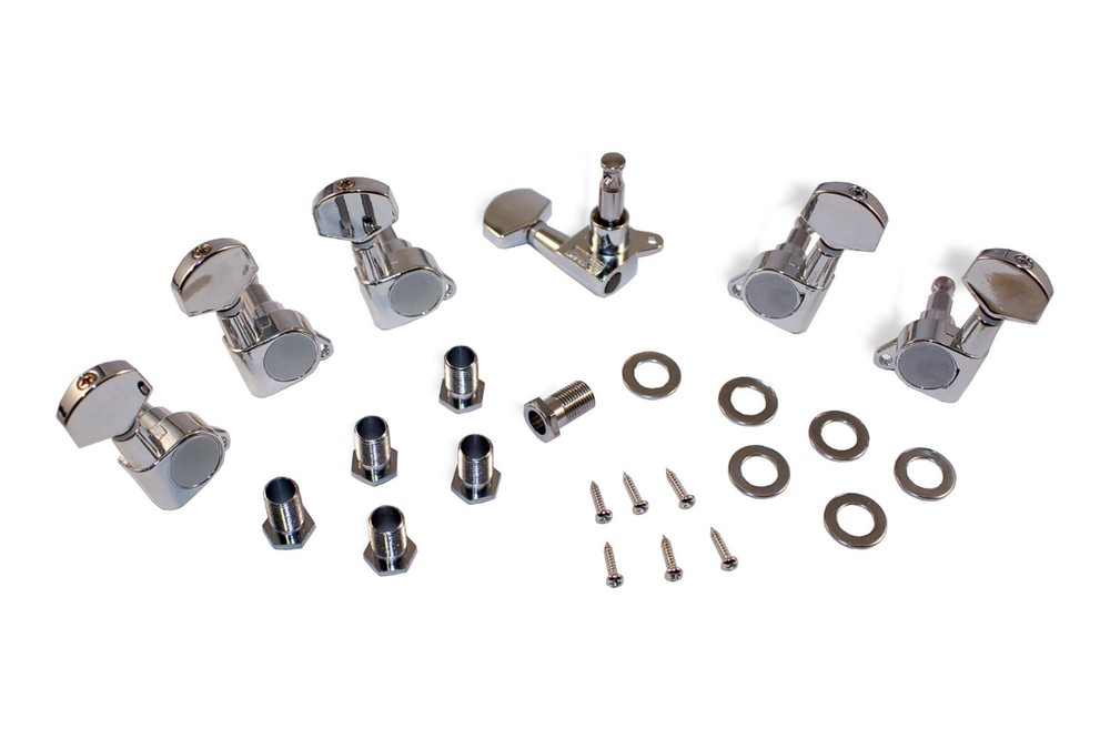 Tuning Machines Custom Shop 3 + 3 Chrome Set Bitterroot 080207CH